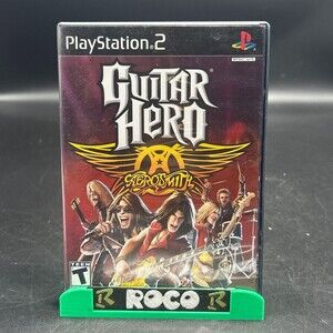 Guitar Hero: Aerosmith PS2 (Sony PlayStation 2, 2008) Complete W/ Manual